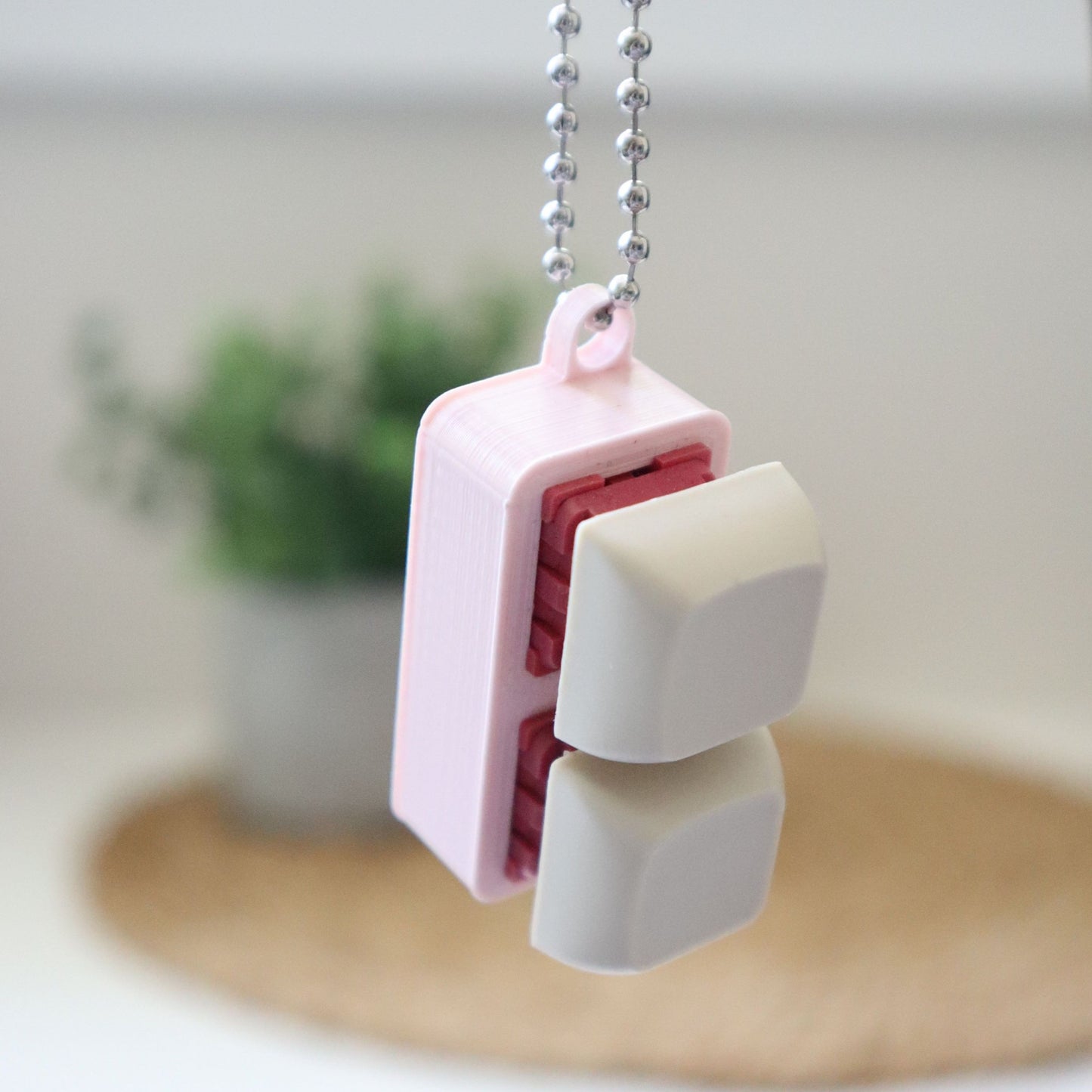 2 Key Fidget Keychain