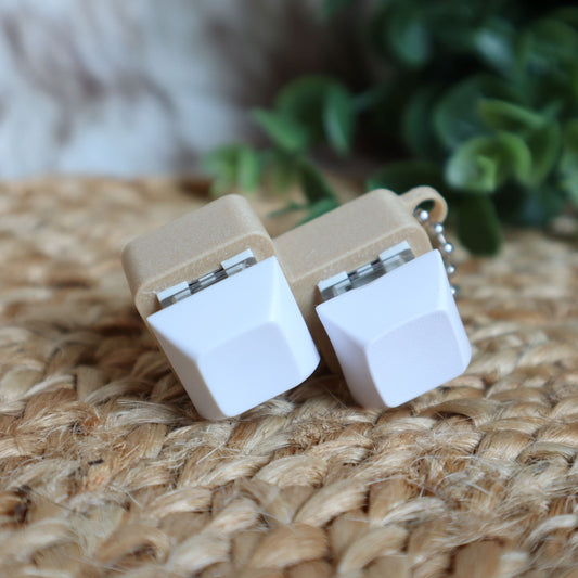 2 Key Offset Keychain