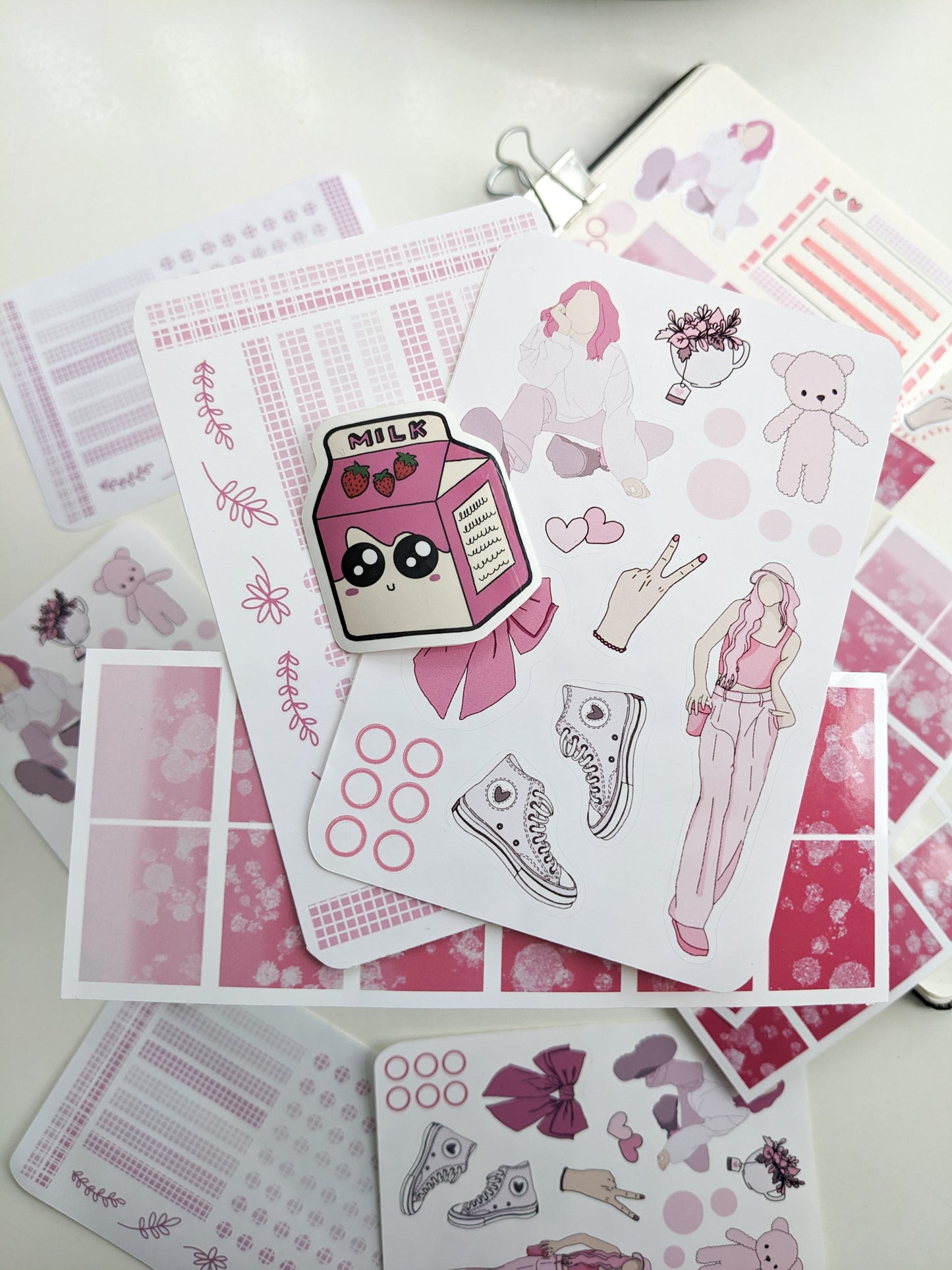 Pink Themed Sticker Pack