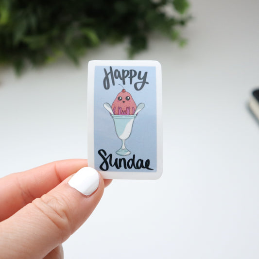 Happy Sundae Sticker