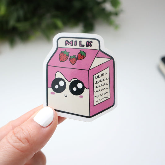 Strawberry Milk Sticker