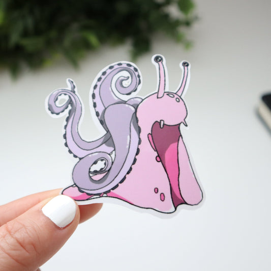 Octopus Snail Sticker