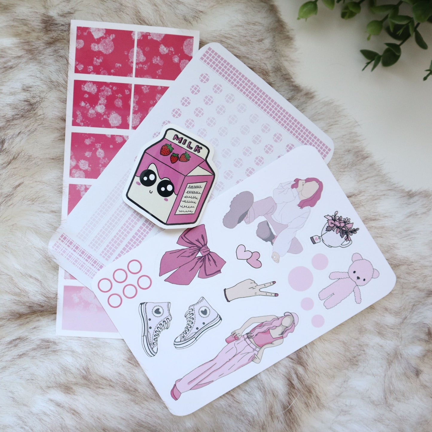 Pink Themed Sticker Pack