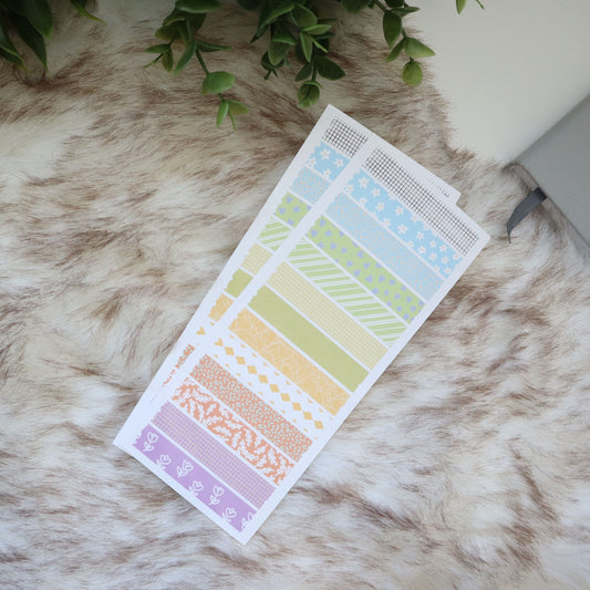 Washi Tape Sticker Sheet