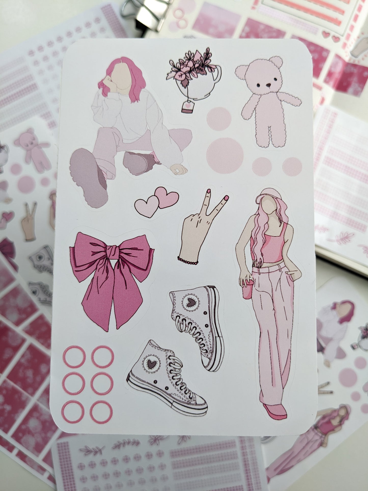 Pink Themed Sticker Pack